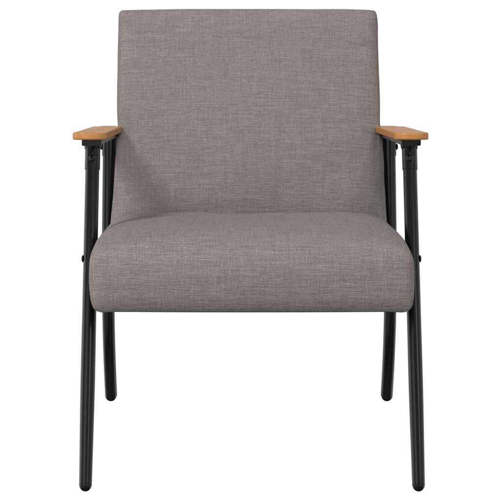 Armchair Taupe 59 x 75 x 78 cm fabric