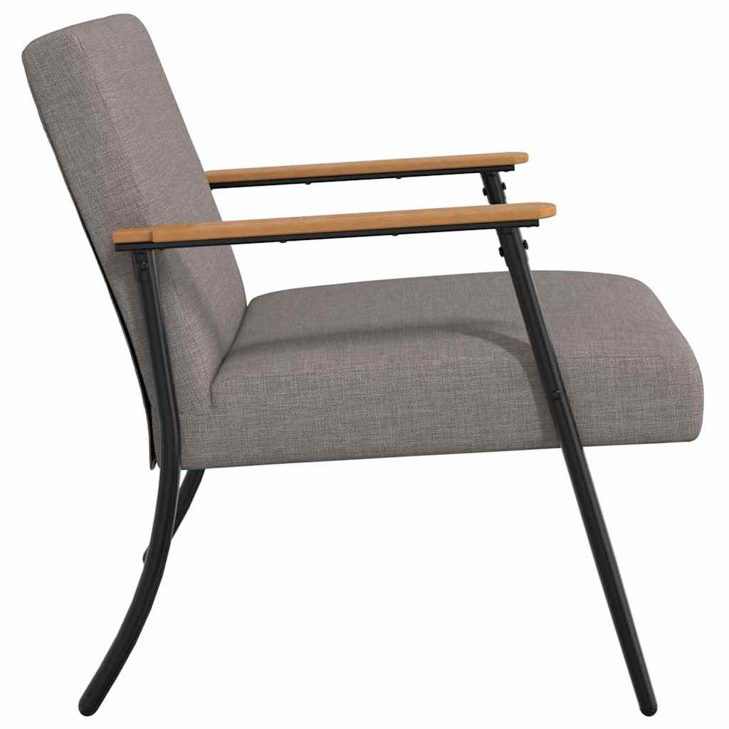 Armchair Taupe 59 x 75 x 78 cm fabric