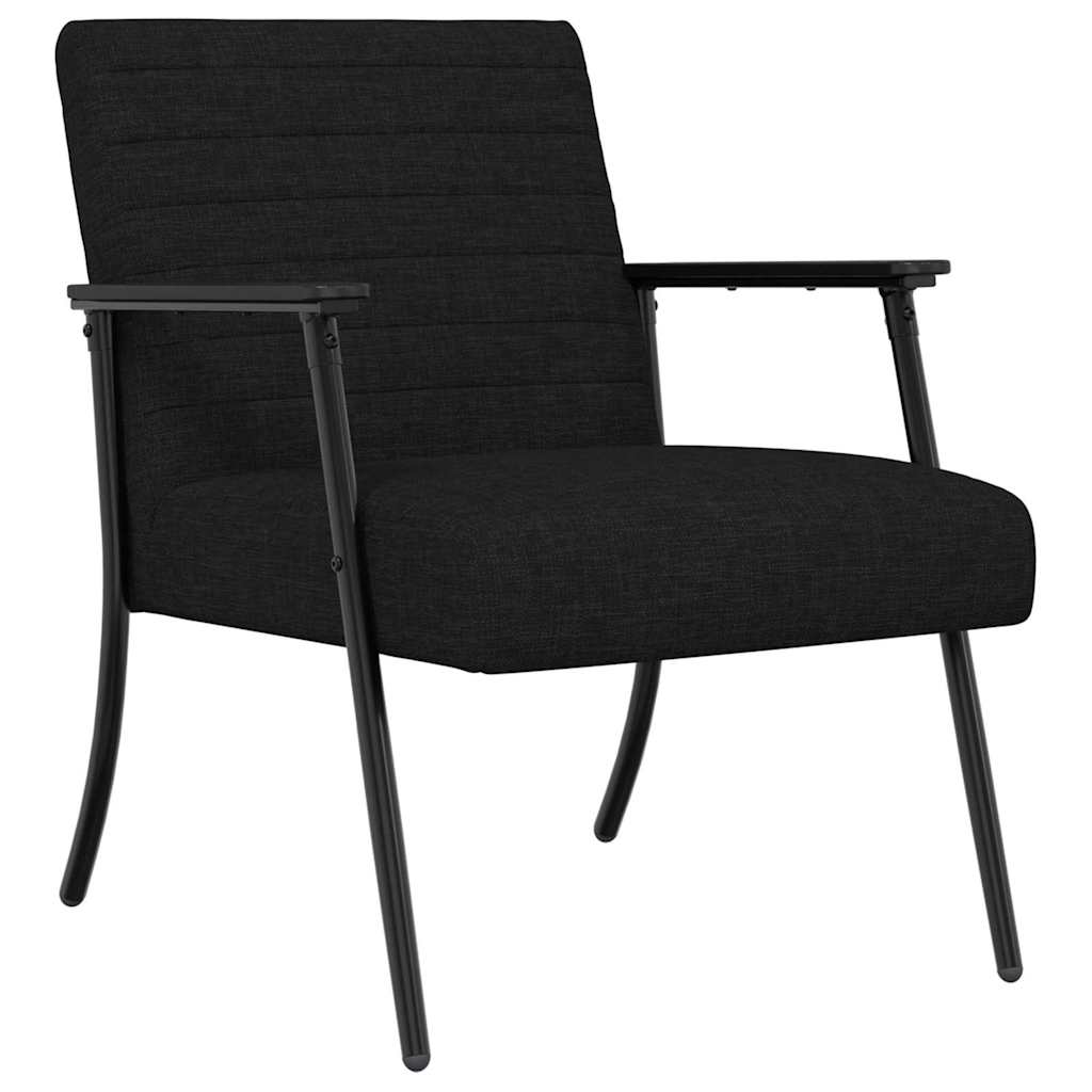Armchair Black 59 x 75 x 78 cm fabric