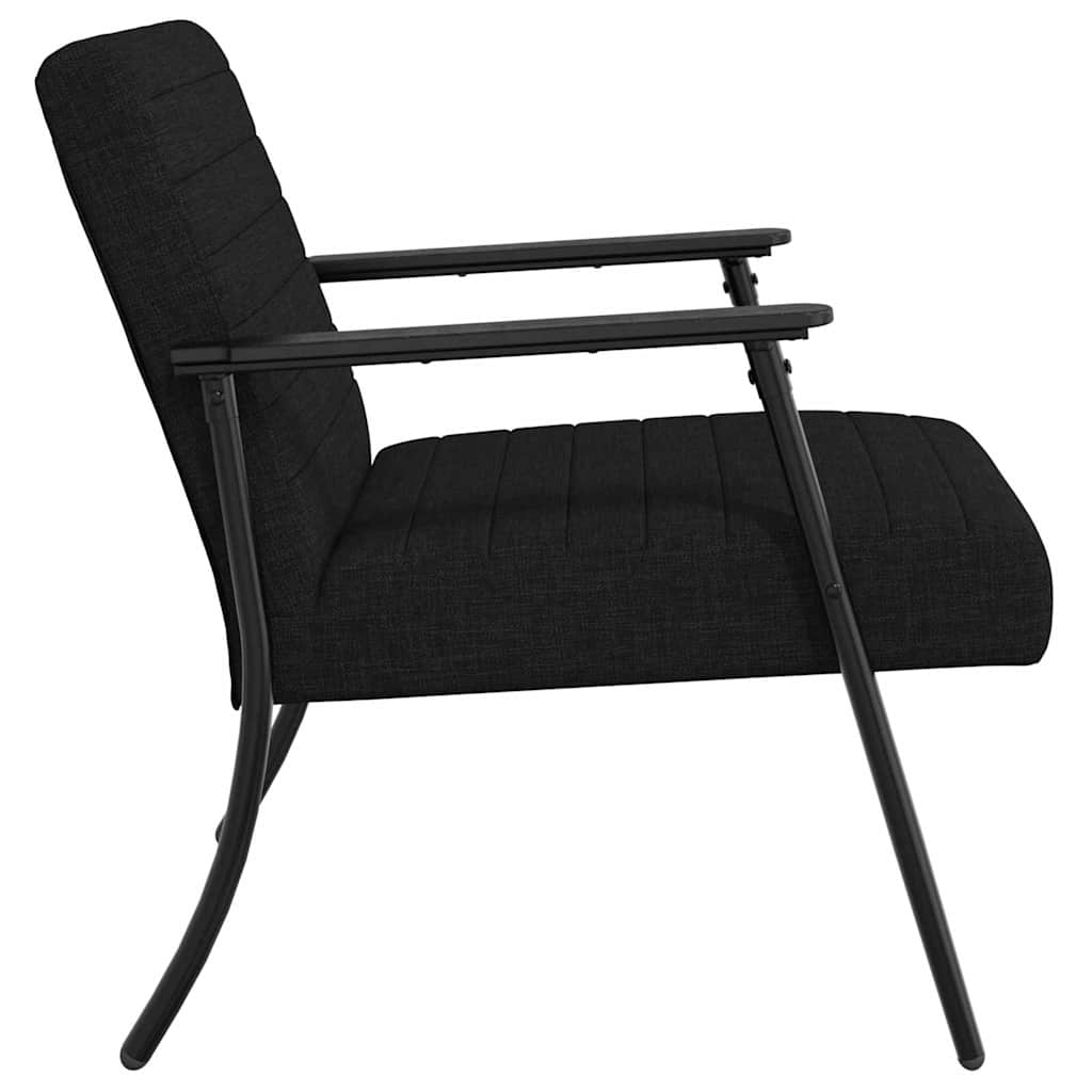 Armchair Black 59 x 75 x 78 cm fabric