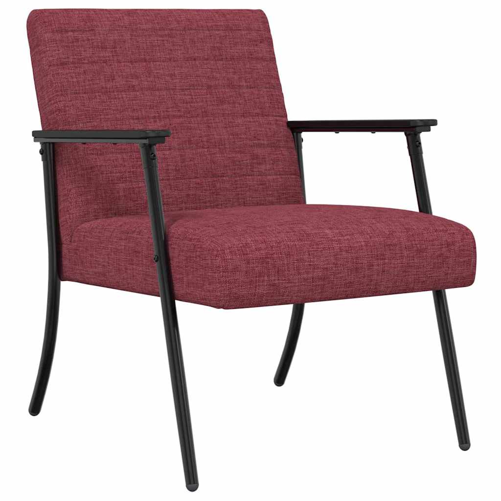 krėslas Vyno raudona 59 x 75 x 78 cm audinys