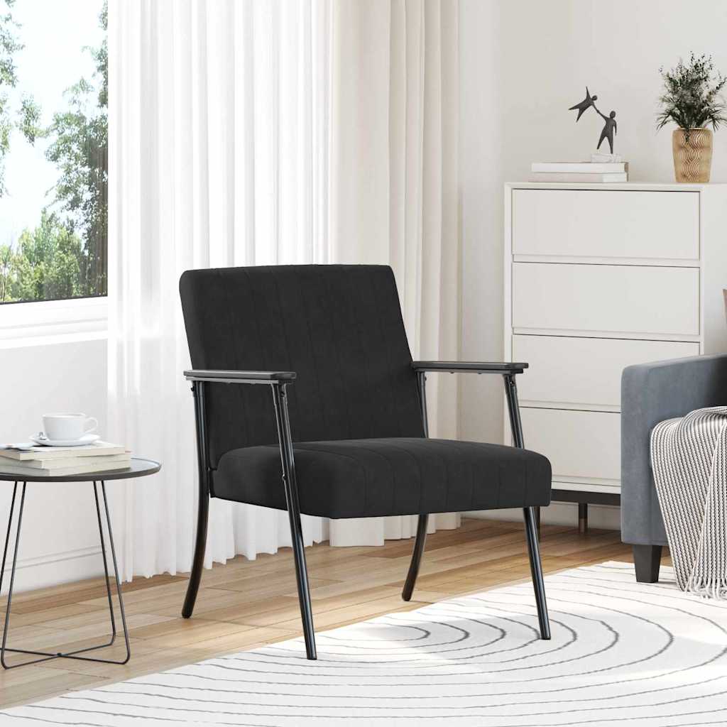 krėslas Juoda 59 x 75 x 78 cm Aksomas