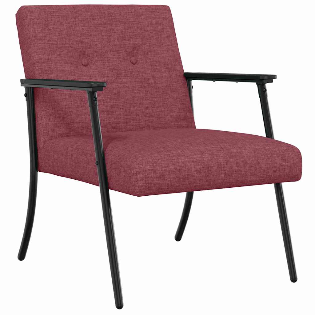 krėslas Vyno raudona 59 x 75 x 78 cm audinys