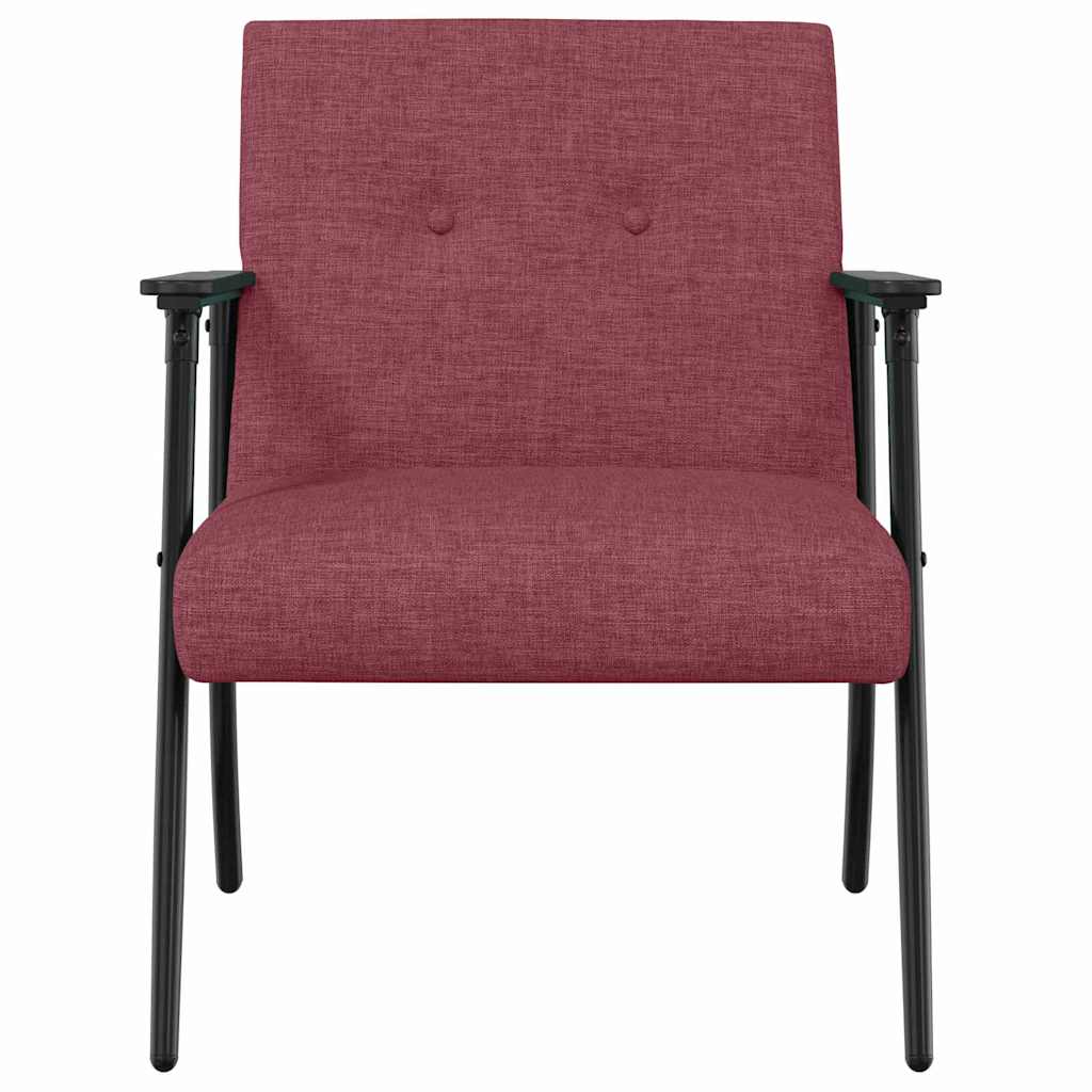 krėslas Vyno raudona 59 x 75 x 78 cm audinys
