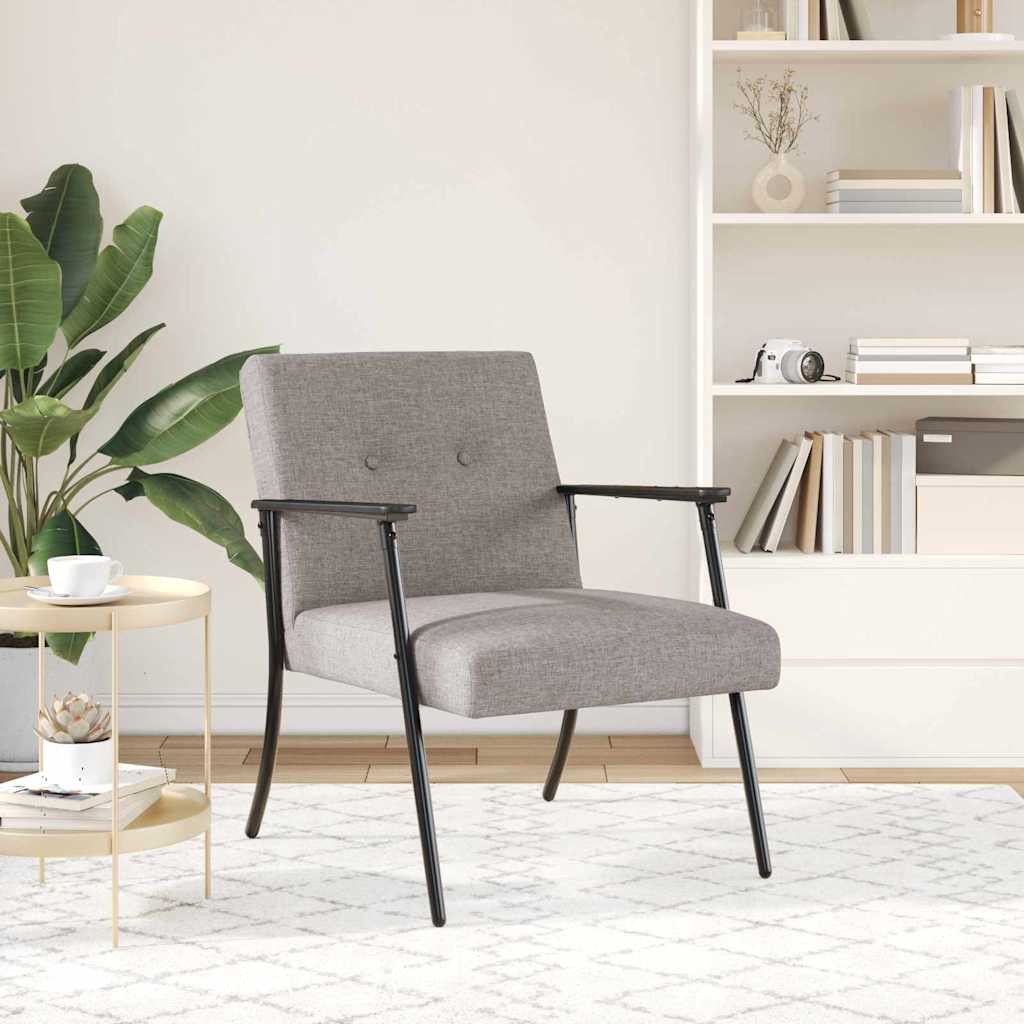 Armchair Taupe 59 x 75 x 78 cm fabric