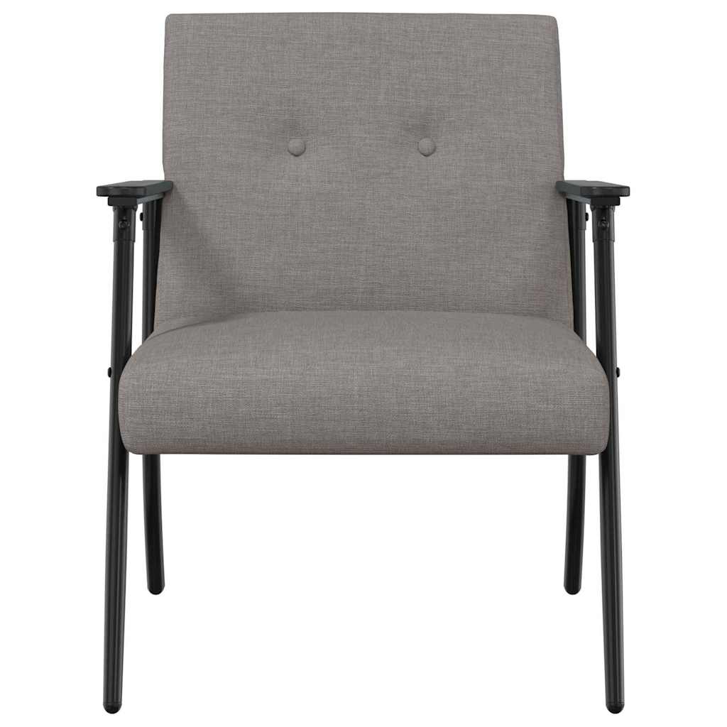Armchair Taupe 59 x 75 x 78 cm fabric