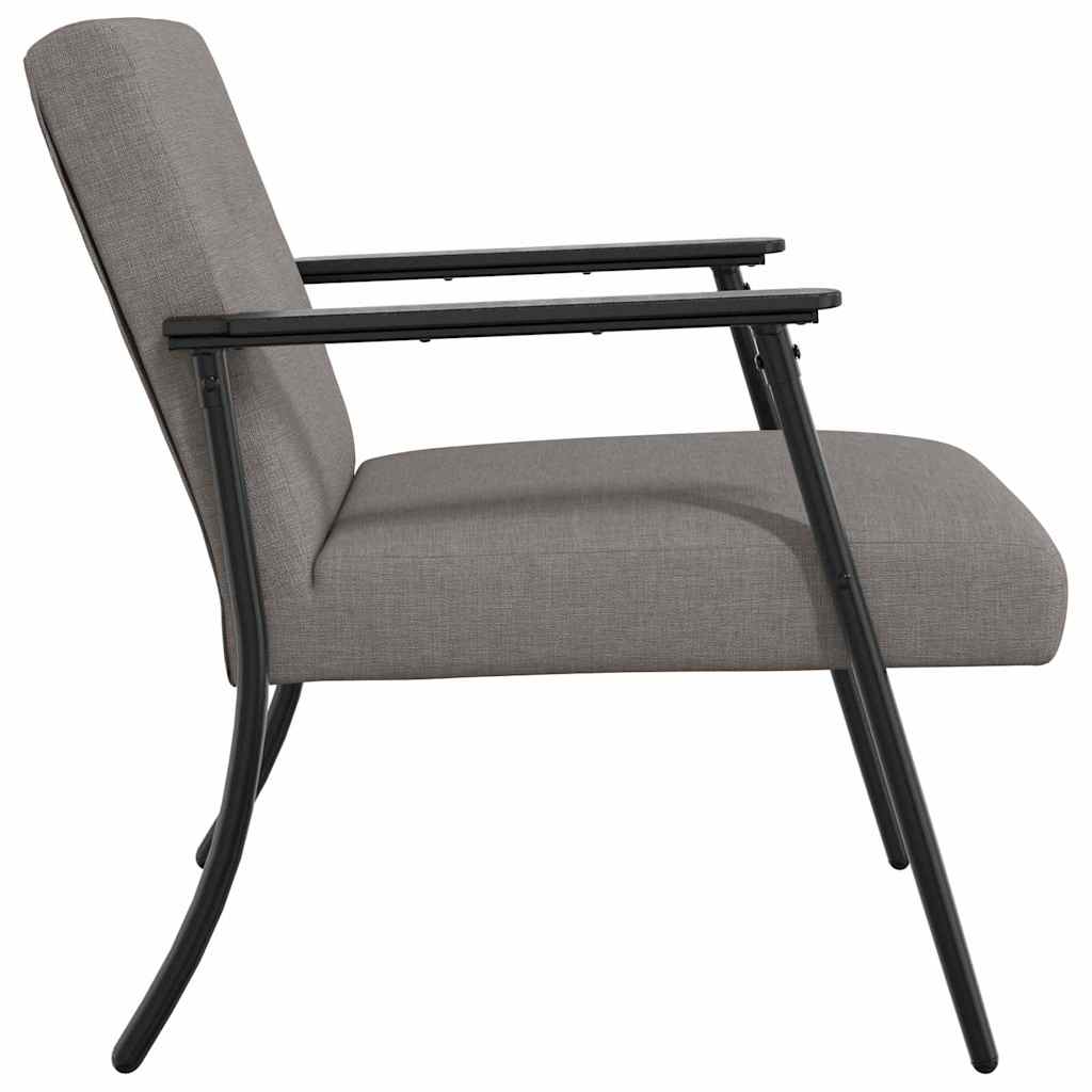 Armchair Taupe 59 x 75 x 78 cm fabric