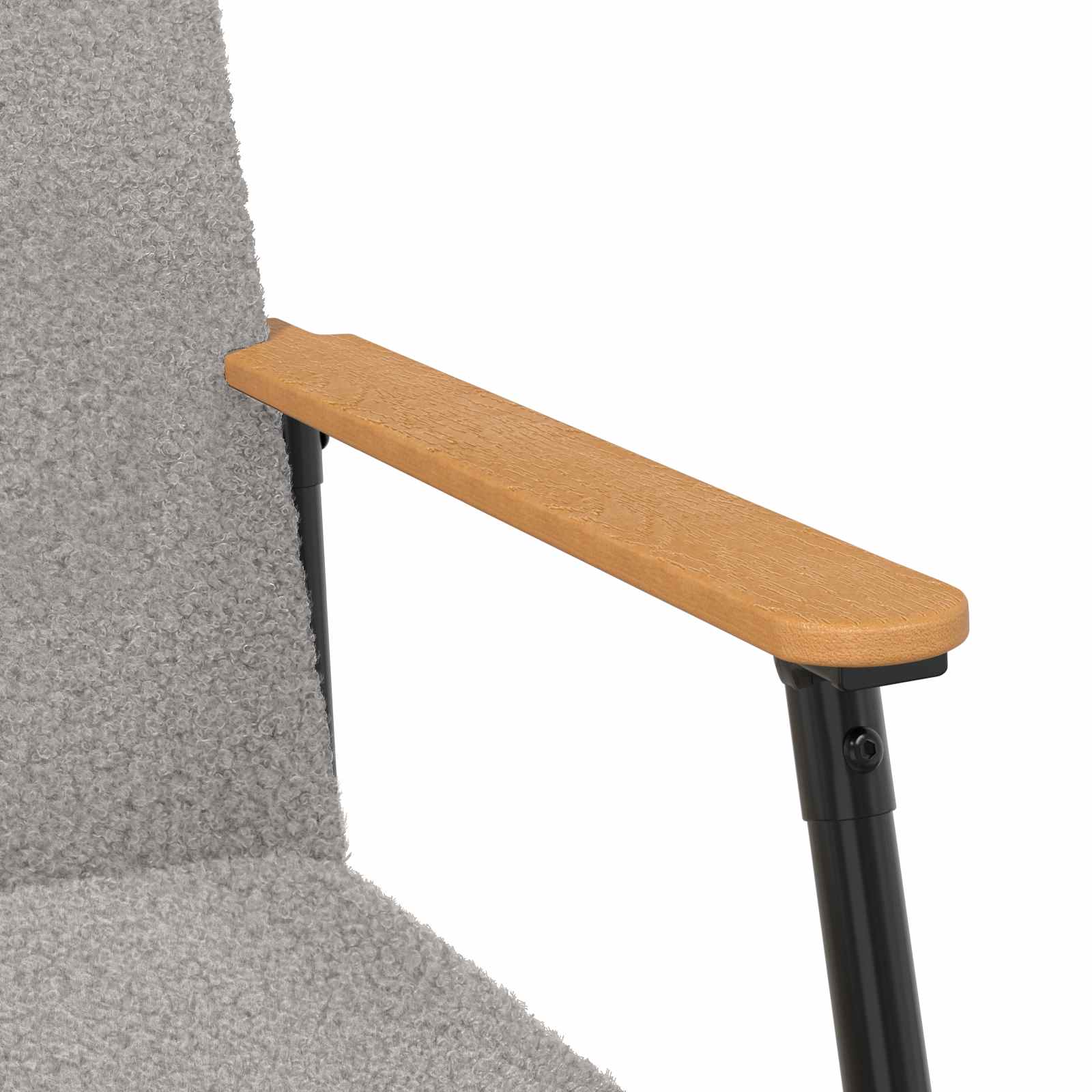 Armchair Light grey 59 x 75 x 78 cm