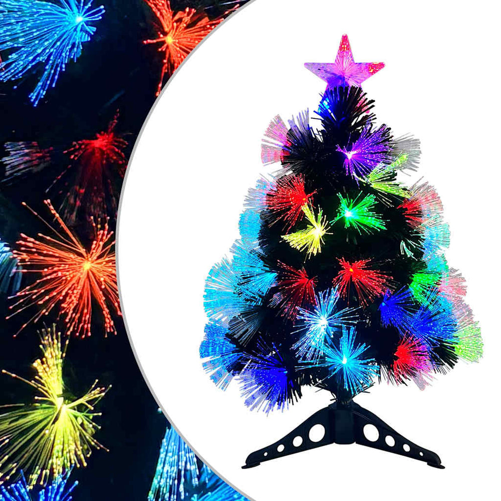 Artificial Christmas tree with 50 LED lights and stand Green 64 cm PVC