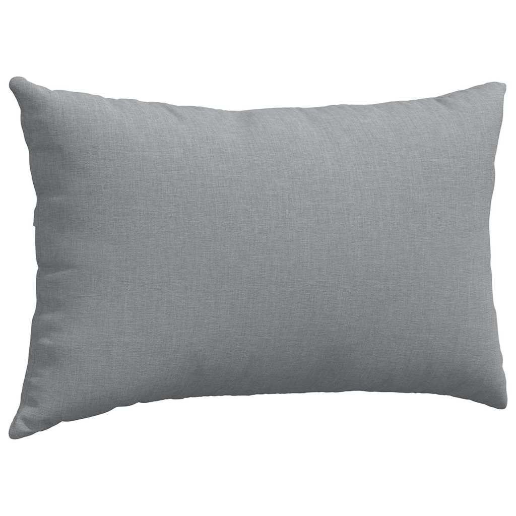 Sofa Pagalvės 2 pcs Šviesiai pilka 50 x 30 cm audinys