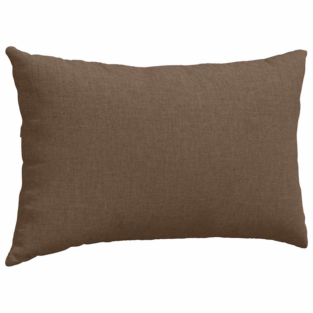Sofa Pagalvės 2 pcs Ruda 50 x 30 cm audinys