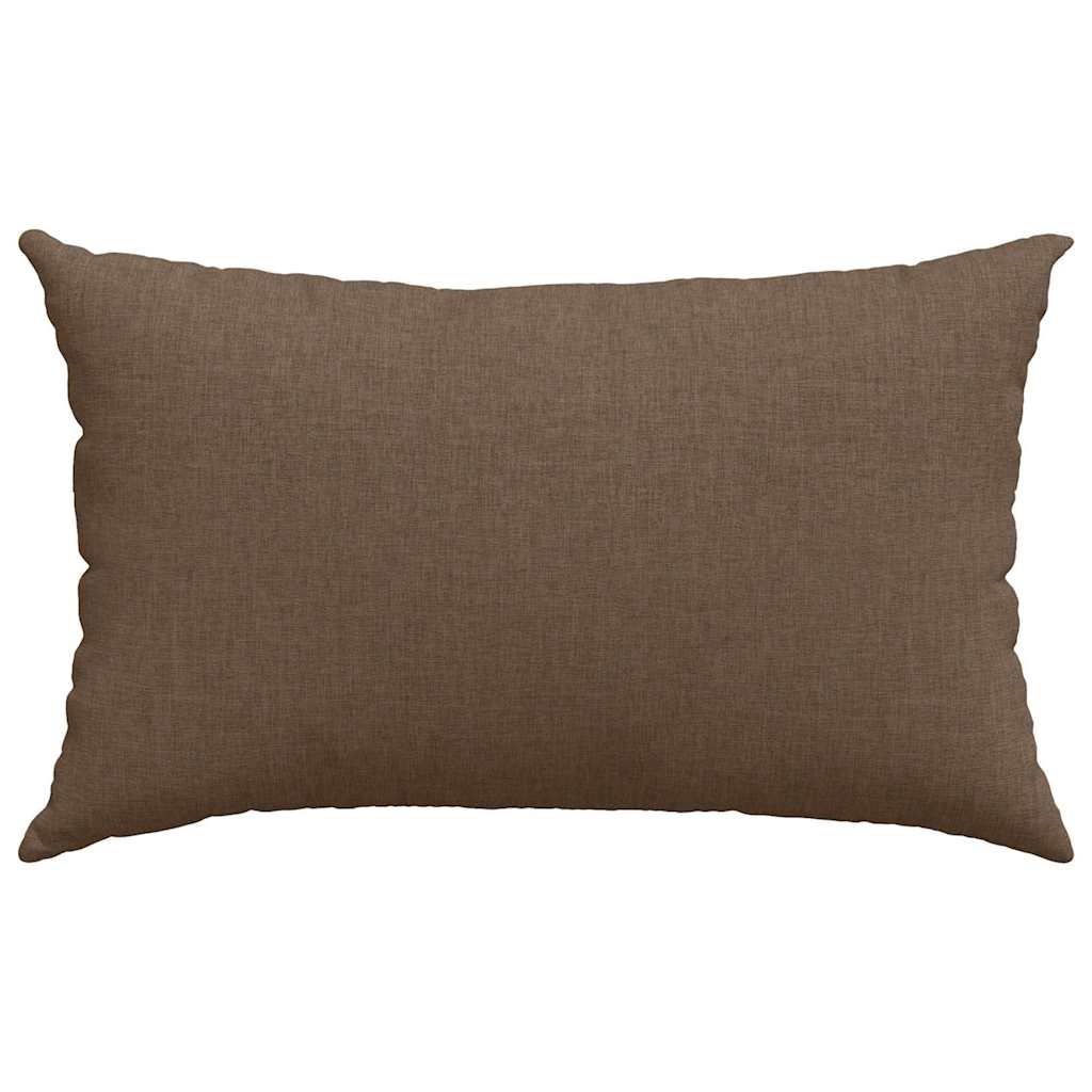 Sofa Pagalvės 2 pcs Ruda 50 x 30 cm audinys