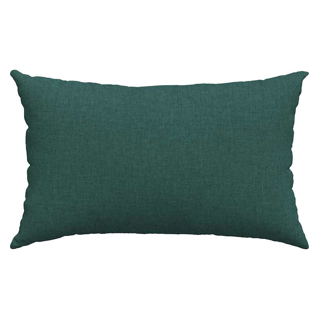 Sofa Pagalvės 2 pcs Tamsiai žalia 50 x 30 cm audinys