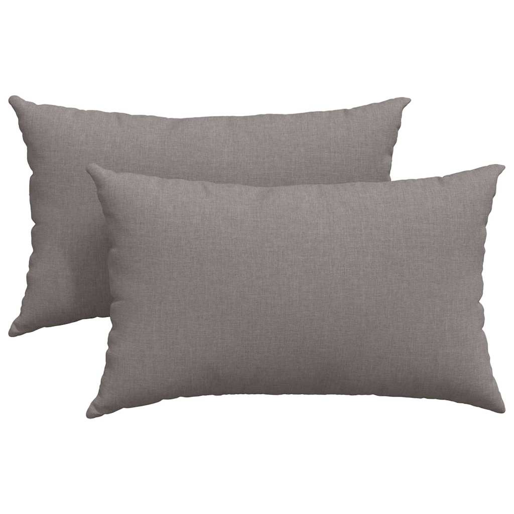 Sofa Pagalvės 2 pcs Taupe 50 x 30 cm audinys