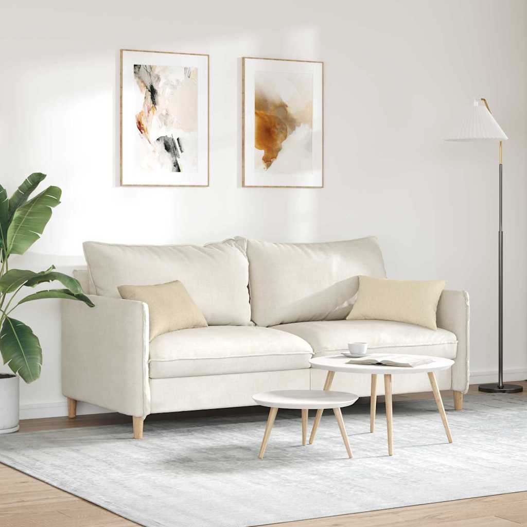 Sofa Pagalvės 2 pcs Kreminė 50 x 30 cm audinys