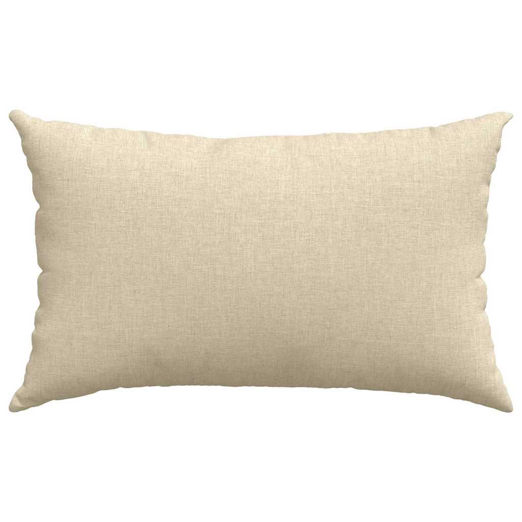 Sofa Pagalvės 2 pcs Kreminė 50 x 30 cm audinys