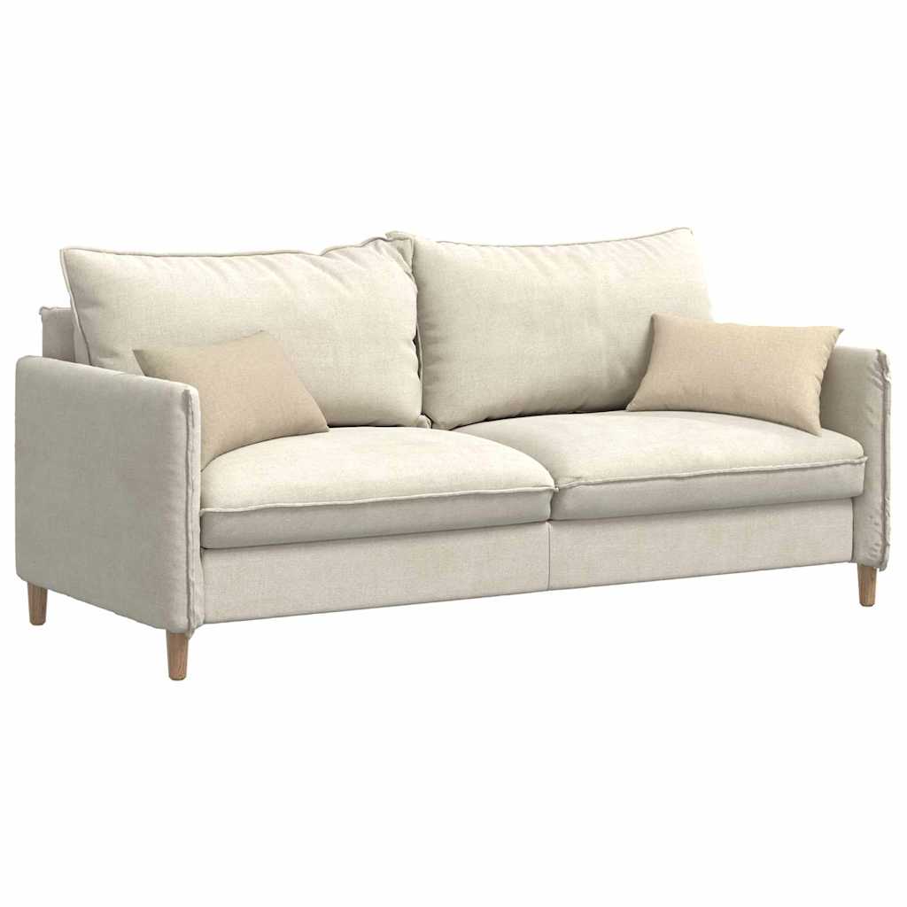 Sofa Pagalvės 2 pcs Kreminė 50 x 30 cm audinys