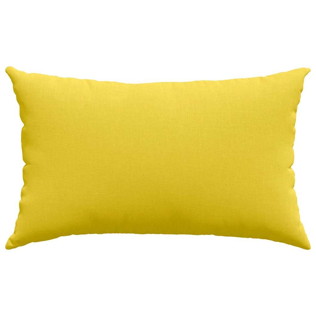 Sofa Pagalvės 2 pcs Šviesi geltona 50 x 30 cm audinys