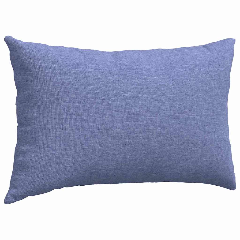 Sofa Pagalvės 2 pcs Džinsinės mėlynos 50 x 30 cm audinys