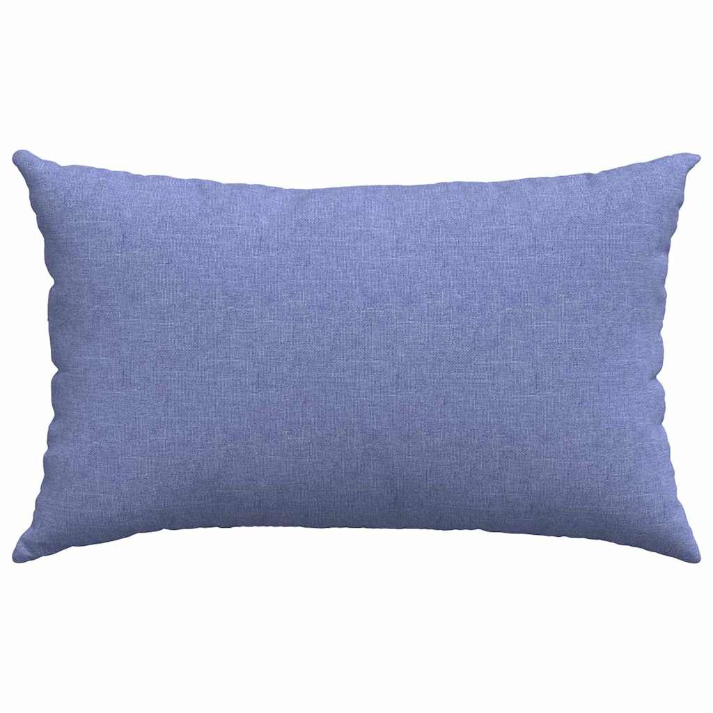 Sofa Pagalvės 2 pcs Džinsinės mėlynos 50 x 30 cm audinys