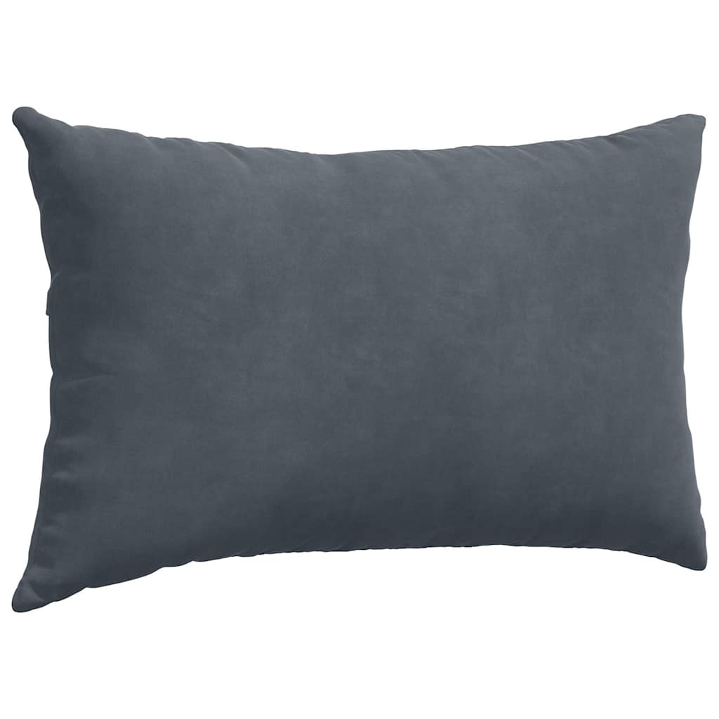 Sofa Pagalvės 2 pcs Tamsiai pilka 50 x 30 cm Kordūrinis audinys