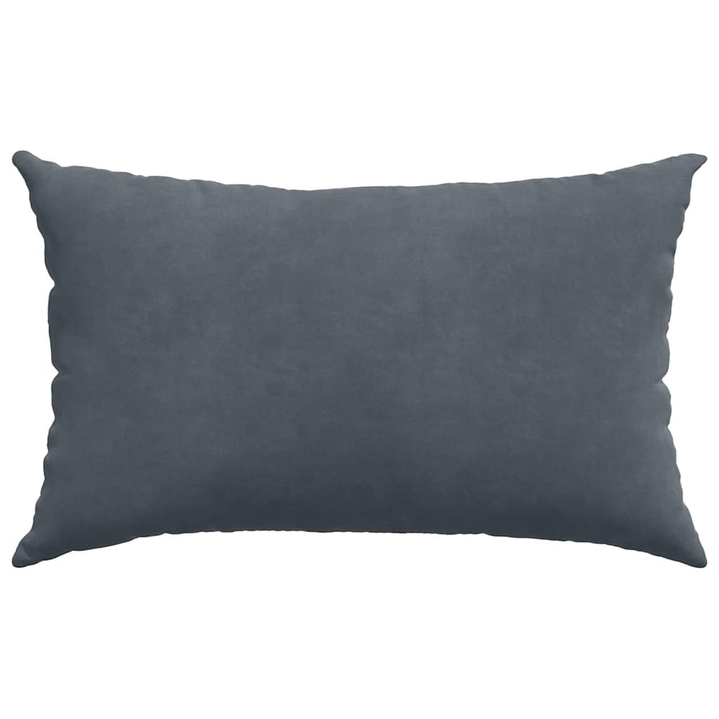 Sofa Pagalvės 2 pcs Tamsiai pilka 50 x 30 cm Kordūrinis audinys