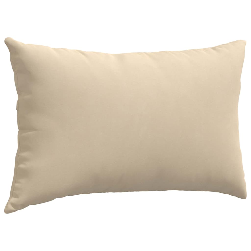 Sofa Pagalvės 2 pcs Kreminė 50 x 30 cm audinys