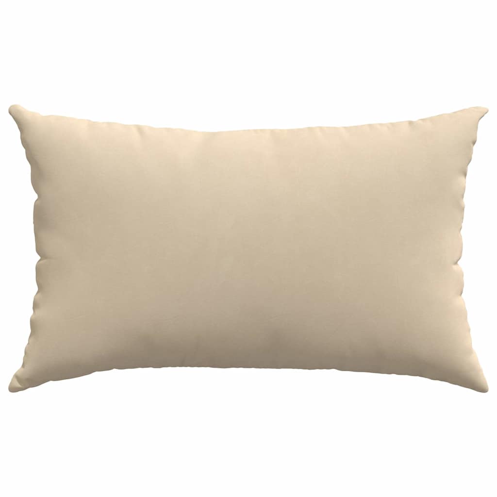 Sofa Pagalvės 2 pcs Kreminė 50 x 30 cm audinys