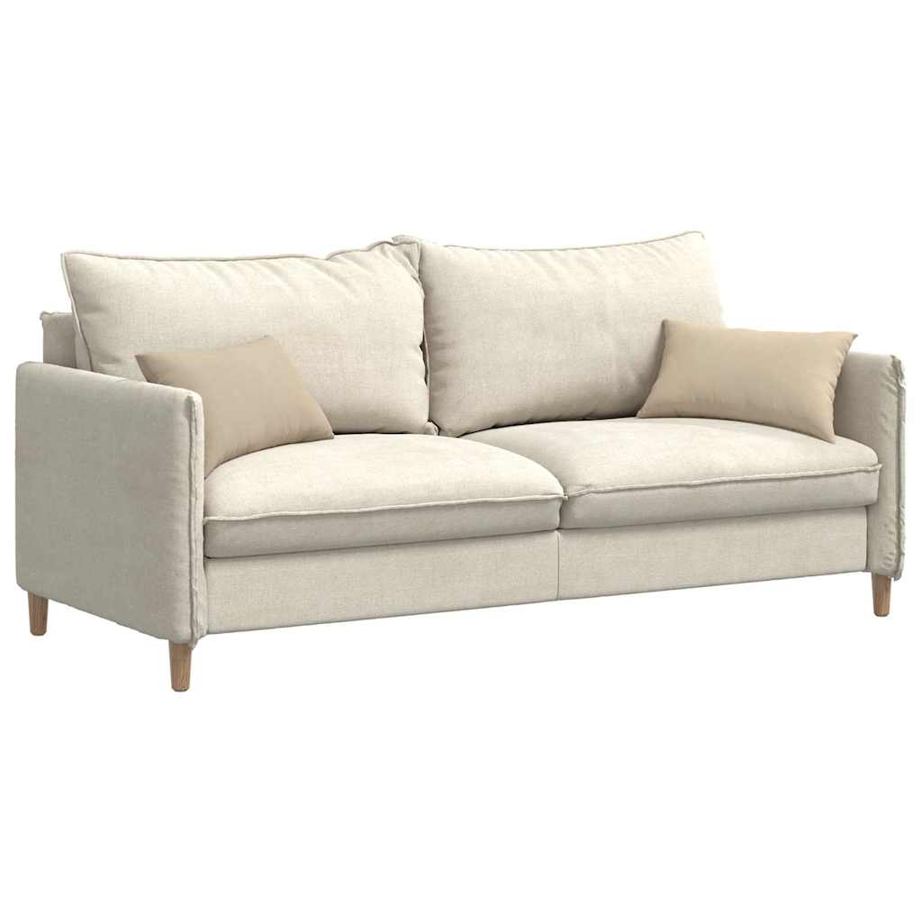 Sofa Pagalvės 2 pcs Kreminė 50 x 30 cm audinys