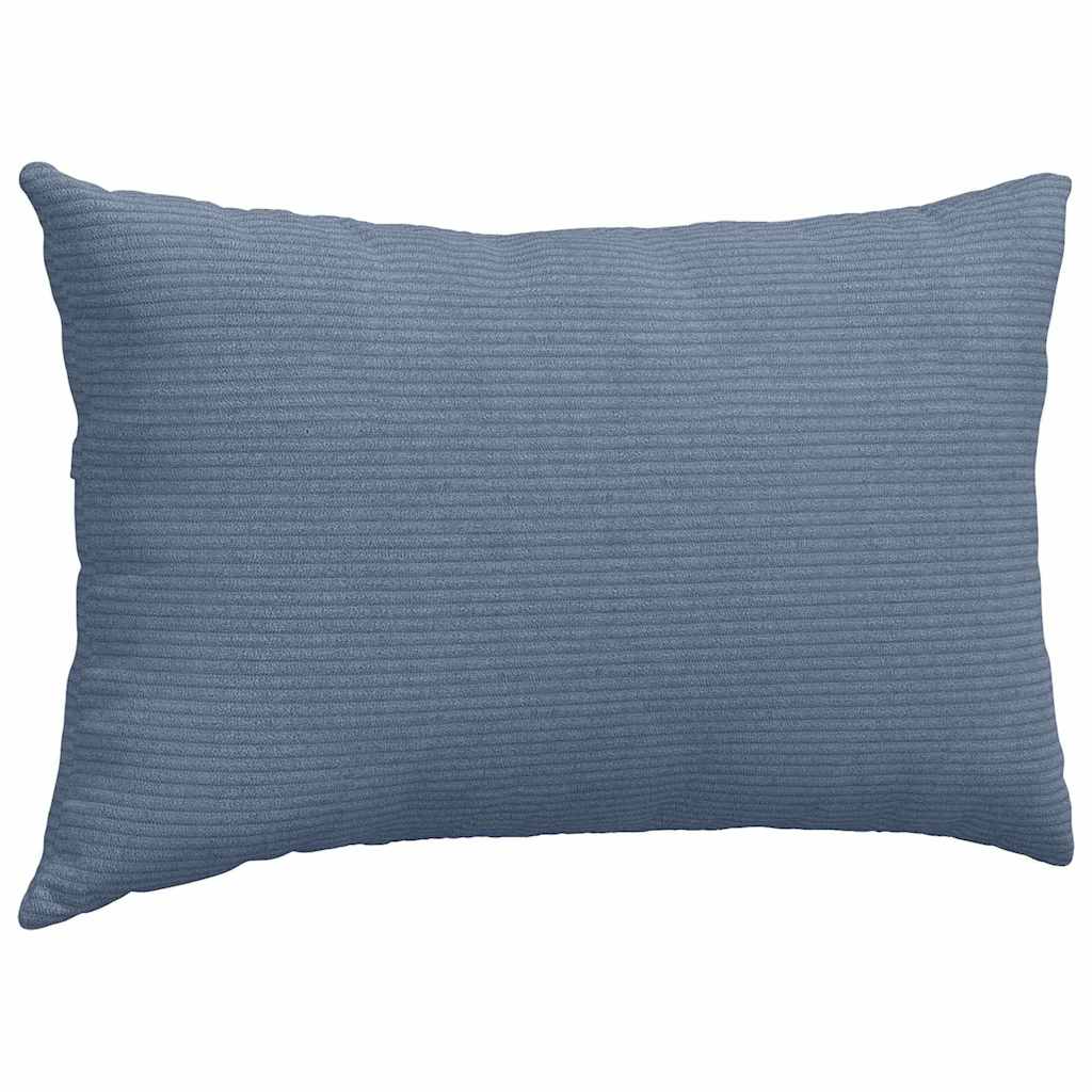 Sofa Pagalvės 2 pcs Mėlyna 50 x 30 cm Kordūrinis audinys