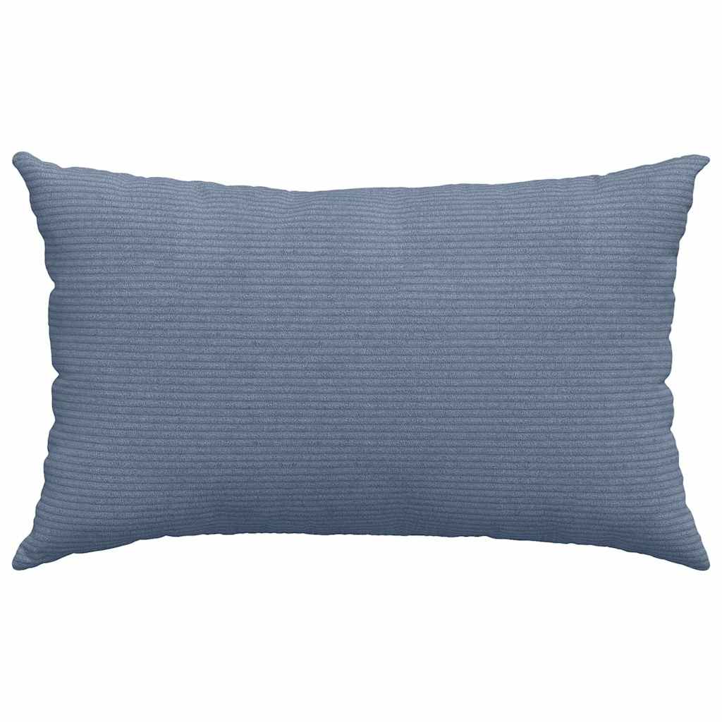 Sofa Pagalvės 2 pcs Mėlyna 50 x 30 cm Kordūrinis audinys
