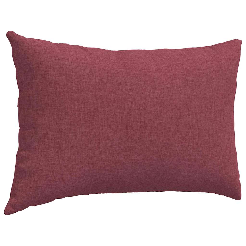 Sofa Cushions 2 pcs Wine red 40 x 60 cm
