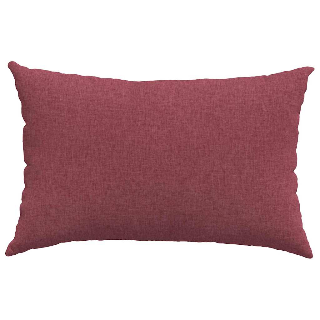 Sofa Cushions 2 pcs Wine red 40 x 60 cm