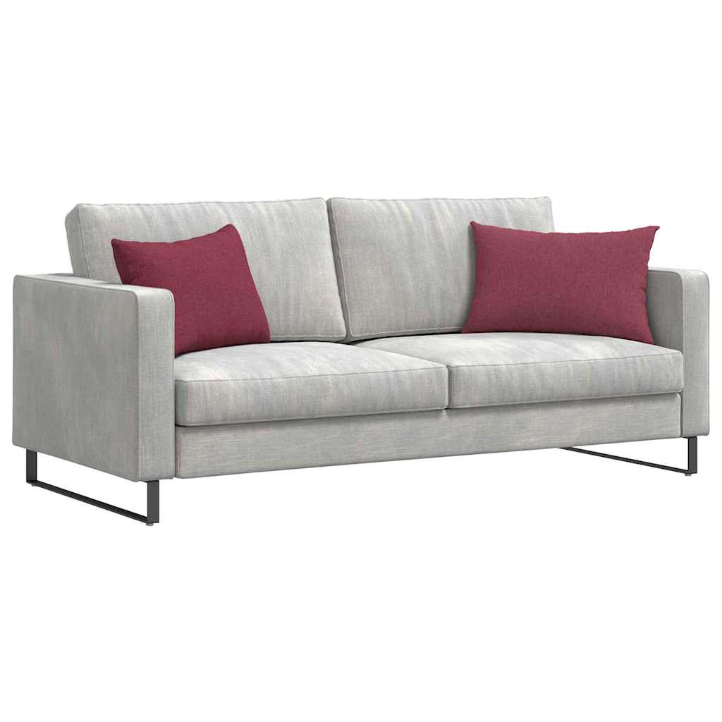 Sofa Cushions 2 pcs Wine red 40 x 60 cm