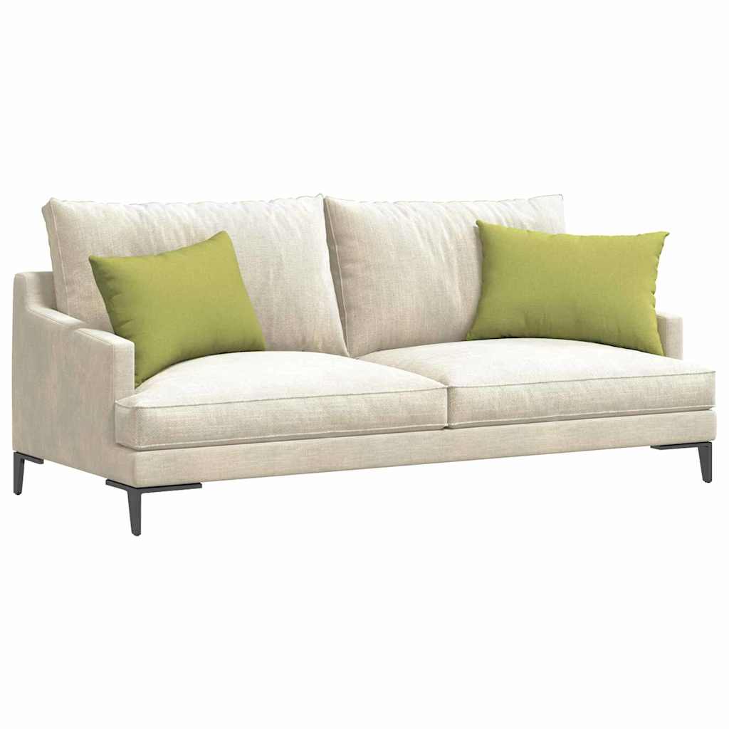 Sofa Pagalvės 2 pcs Šviesiai žalia 60 x 40 cm audinys