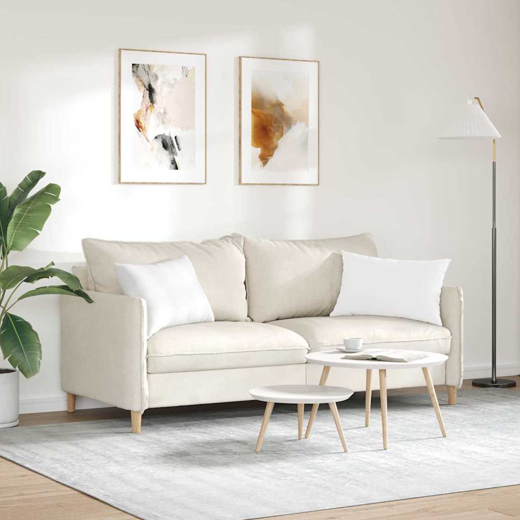 Sofa Pagalvės 2 pcs Balta 60 x 40 cm audinys