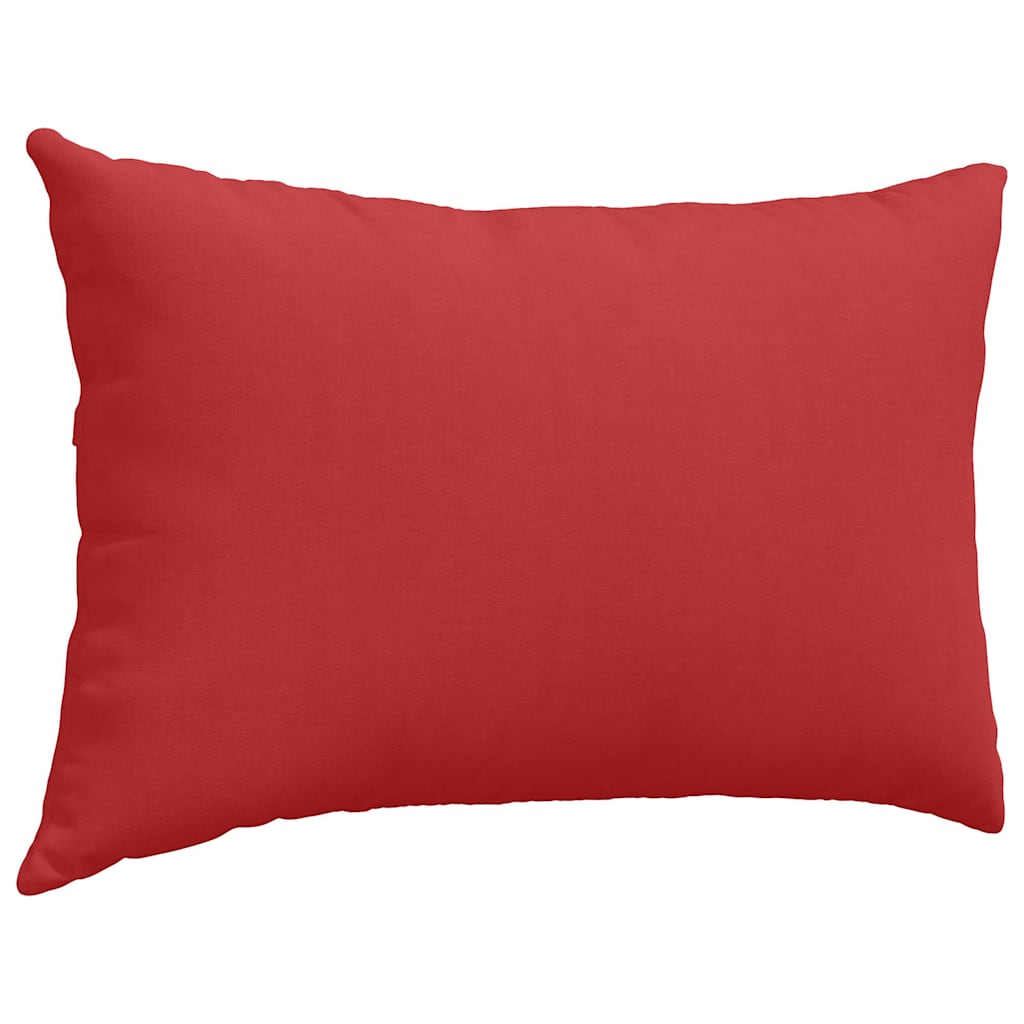 Sofa Pagalvės 2 pcs Raudona 60 x 40 cm audinys