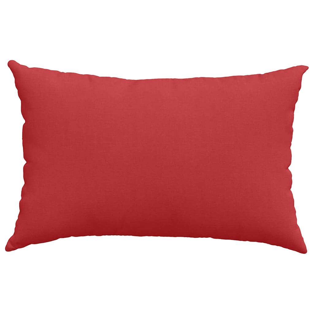 Sofa Pagalvės 2 pcs Raudona 60 x 40 cm audinys