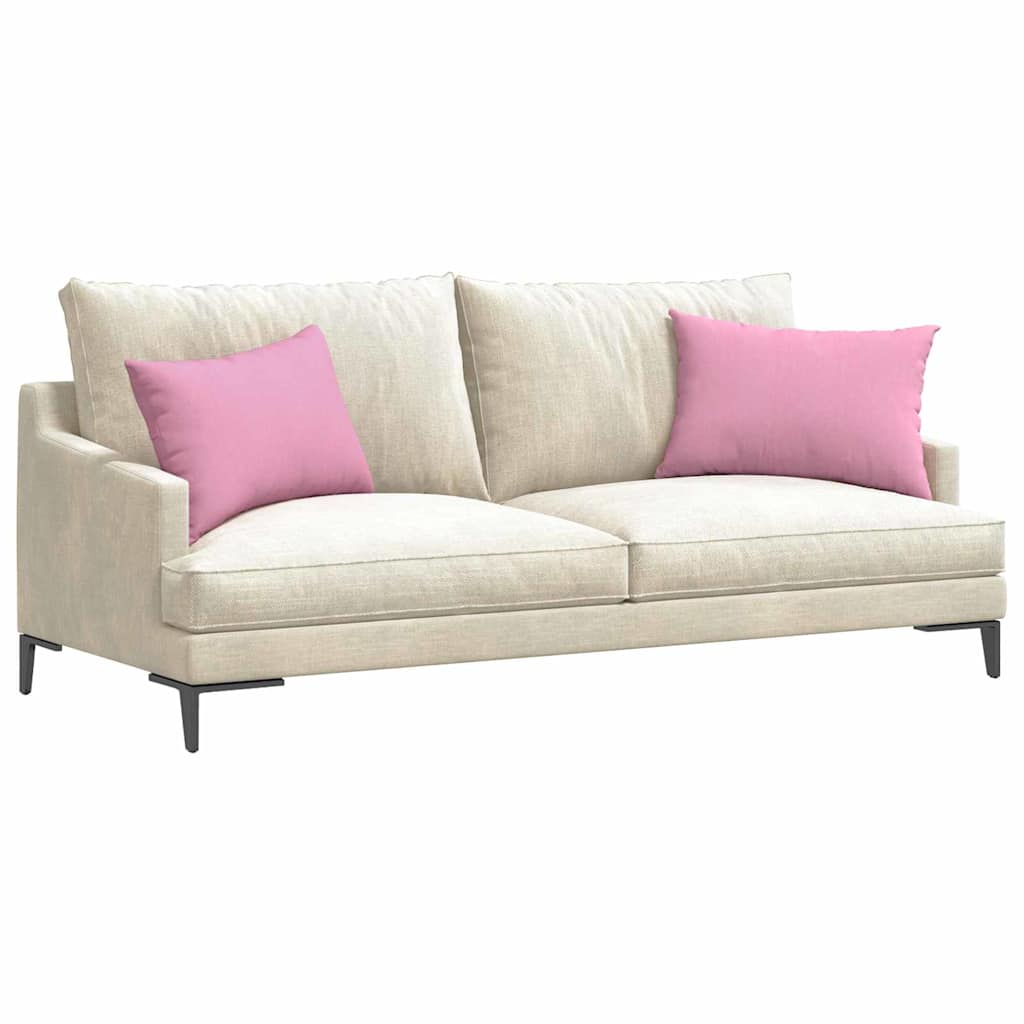 Sofa Pagalvės 2 pcs Rožinė 60 x 40 cm audinys