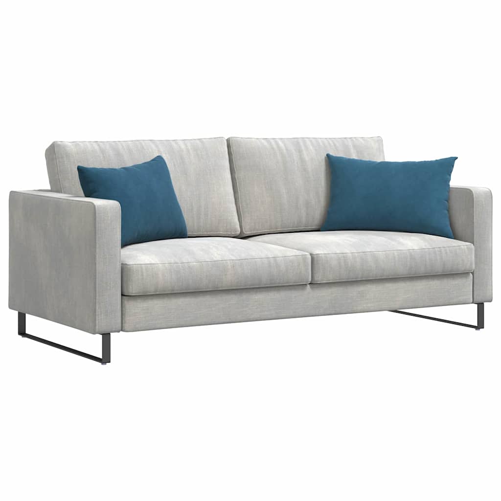 Sofa Cushions 2 pcs Blue 60 x 40 cm Corduroy fabric