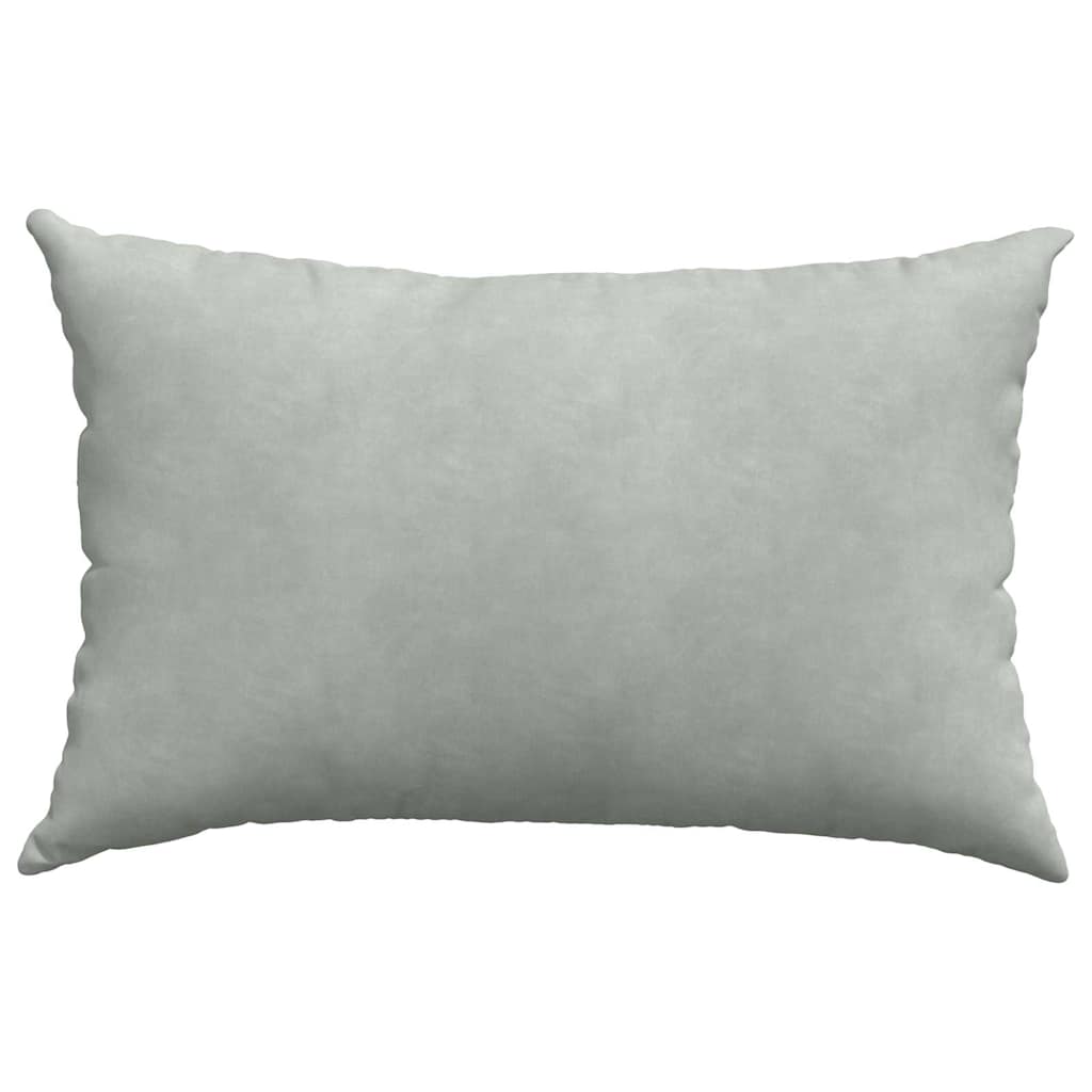Sofa Pillows 2 pcs Light gray 60 x 40 cm