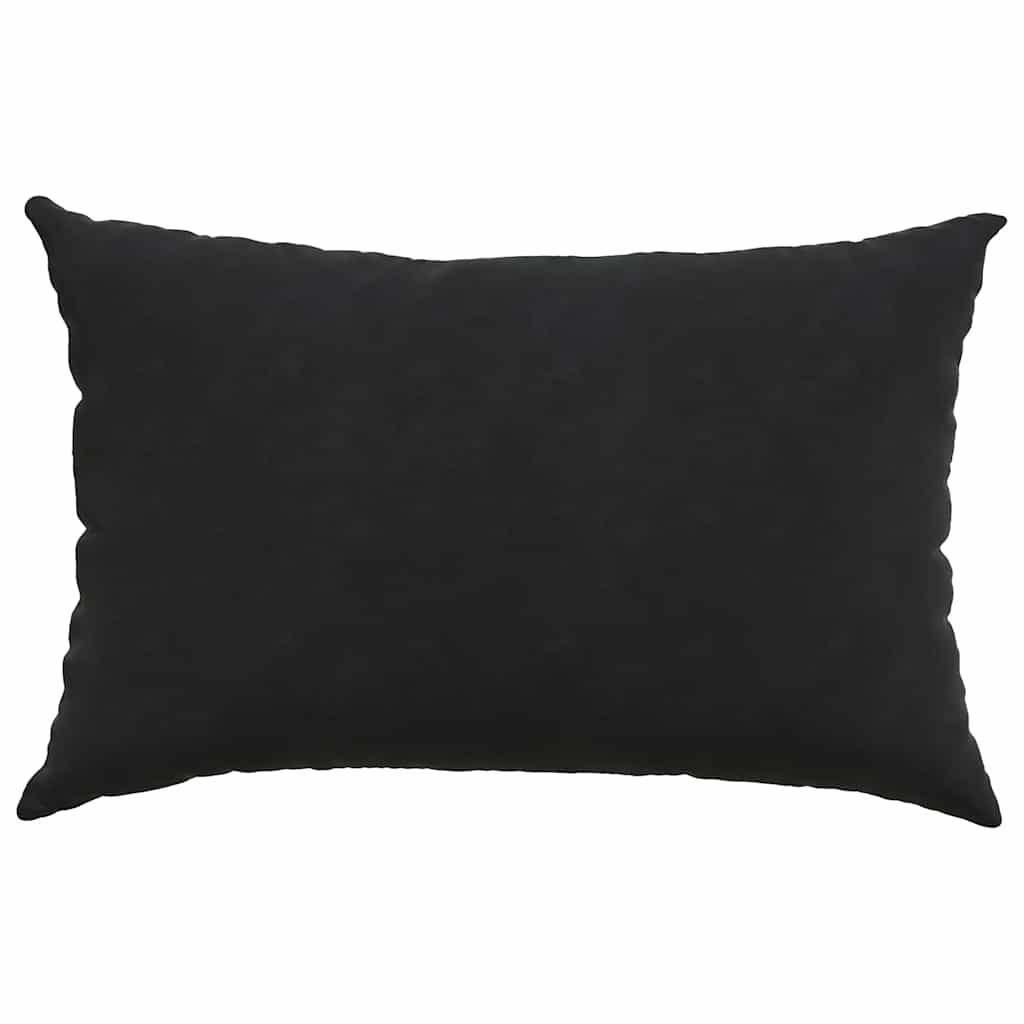 Sofa Pillows 2 pcs Black 60 x 40 cm Cordura Fabric