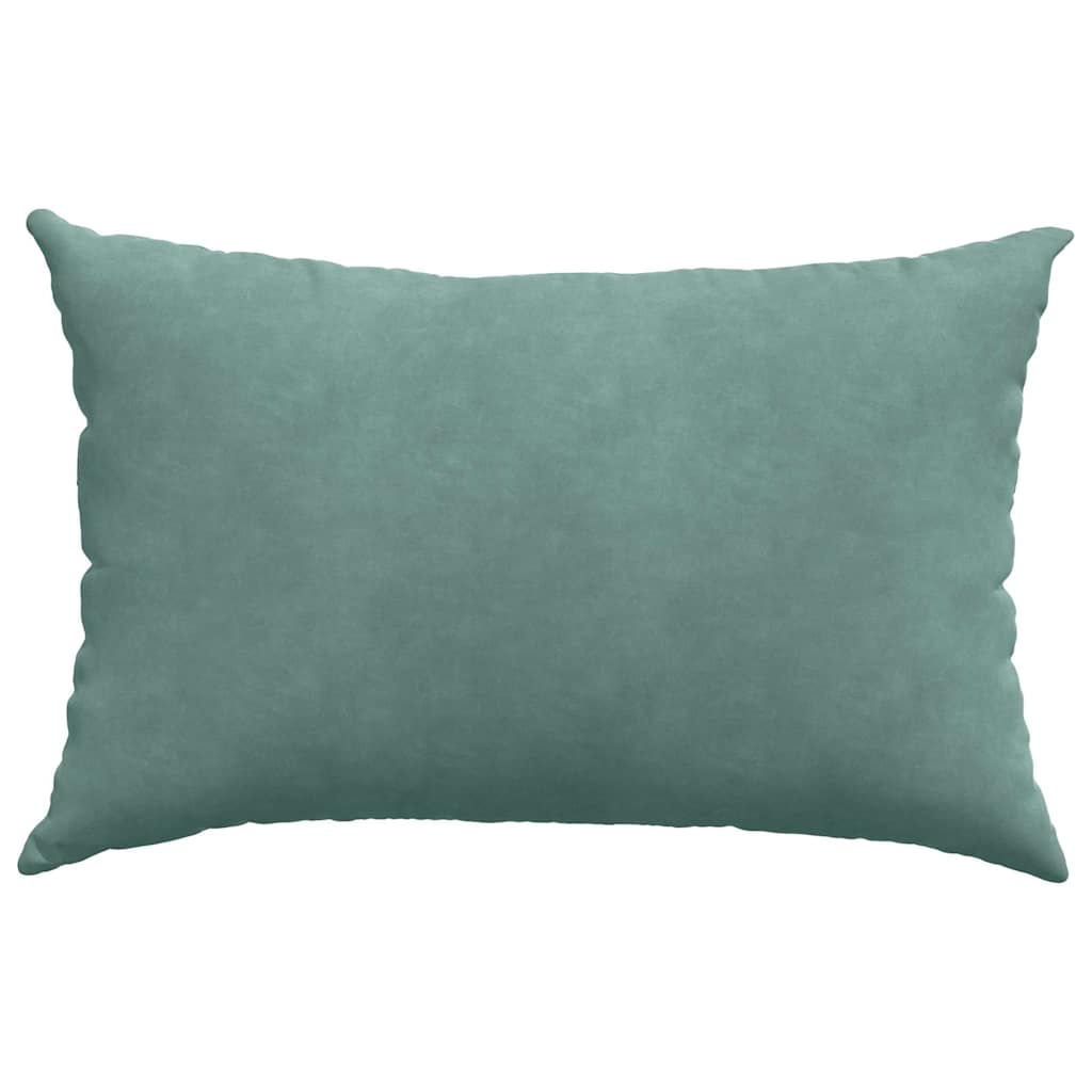 Sofa Pagalvės 2 pcs Jūrinė žalia 60 x 40 cm Kordūrinis audinys