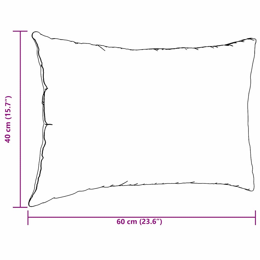Sofa Pagalvės 2 vnt. audinys Tortora 60 x 40 cm