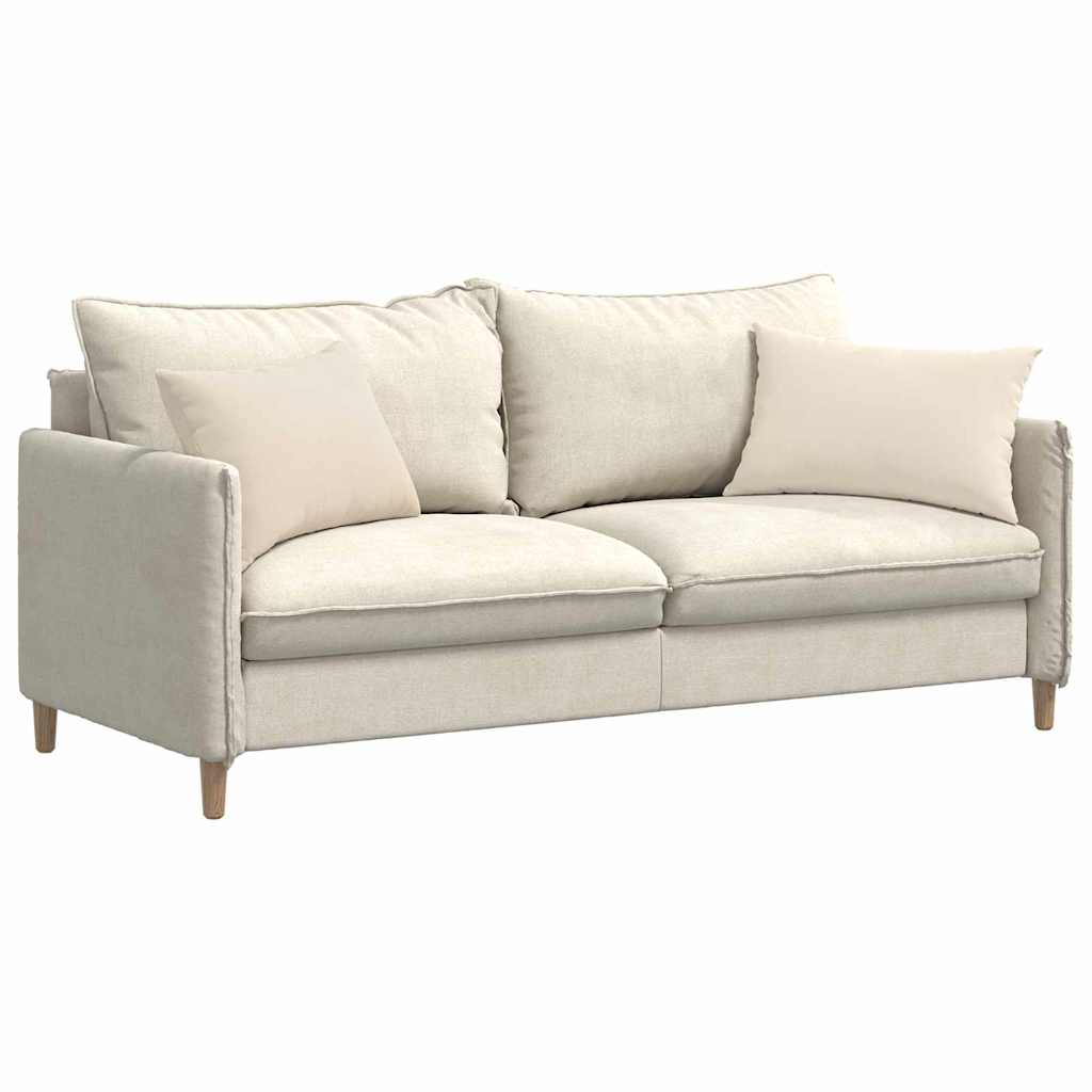 Sofa Pagalvės 2 pcs Smėlio 60 x 40 cm audinys