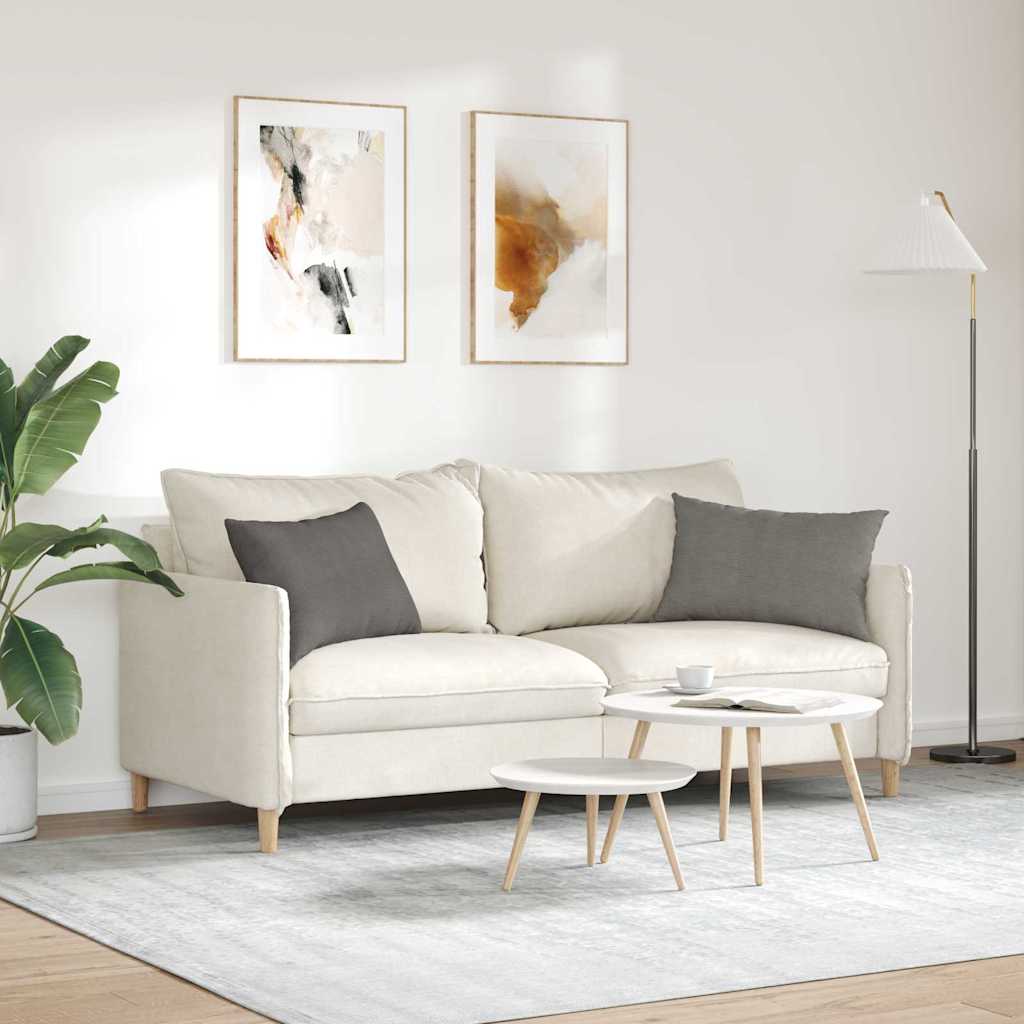 Sofa Pillows 2 pcs Light gray 60 x 40 cm