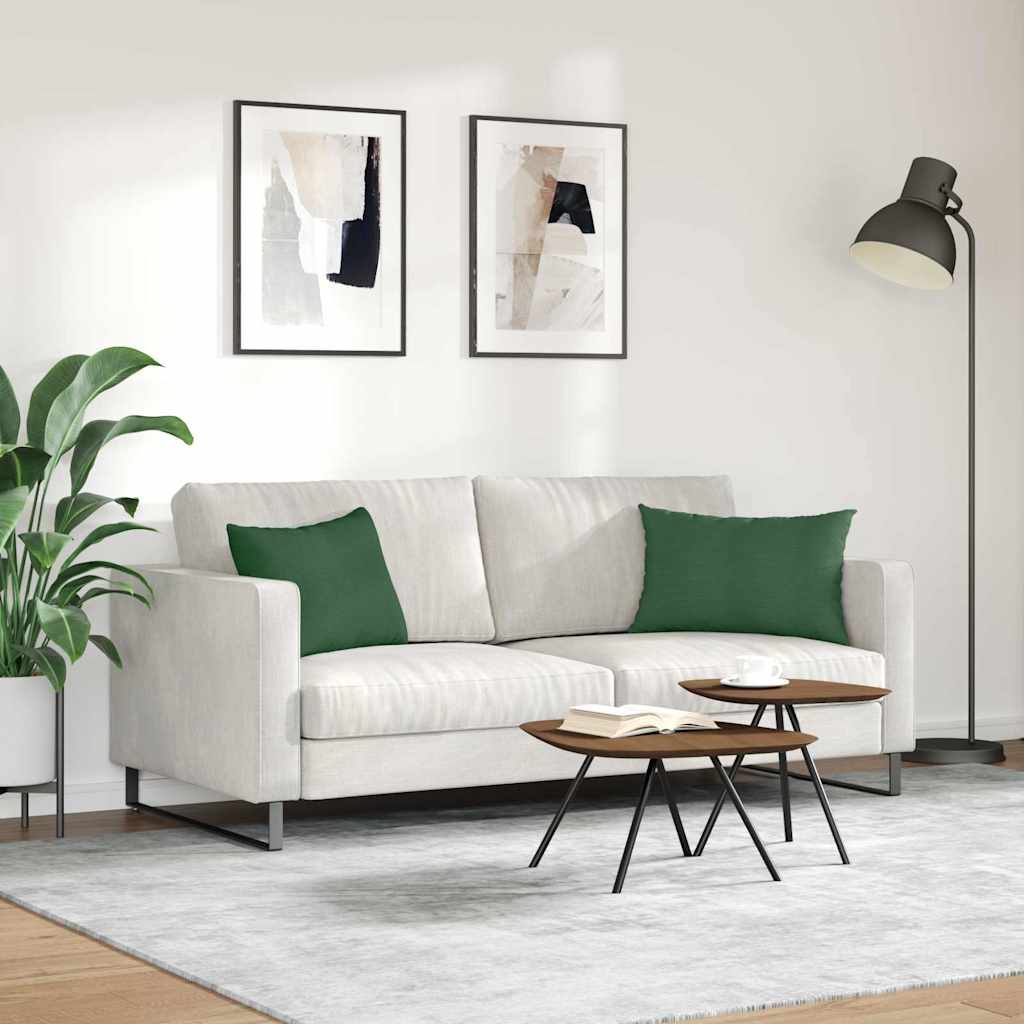 Sofa Cushions 2 pcs Dark green 60 x 40 cm Cordura fabric
