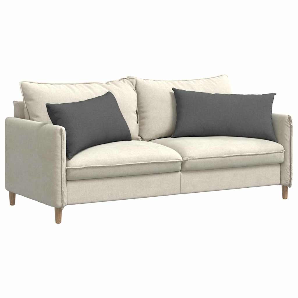 Sofa Pagalvės 2 pcs Tamsiai pilka 80 x 40 cm audinys