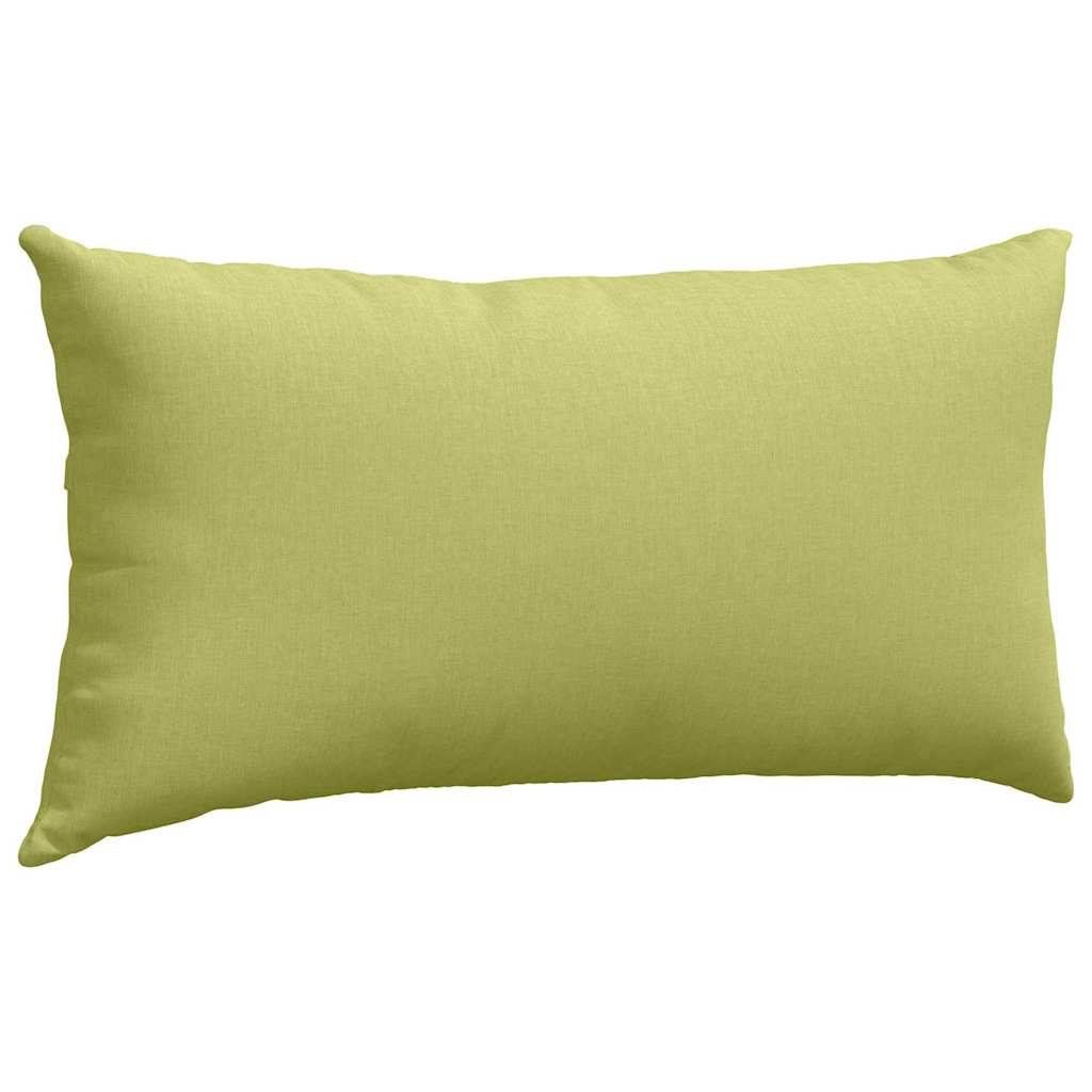 Sofa Pillows 2 pcs Light green 80 x 40 cm fabric