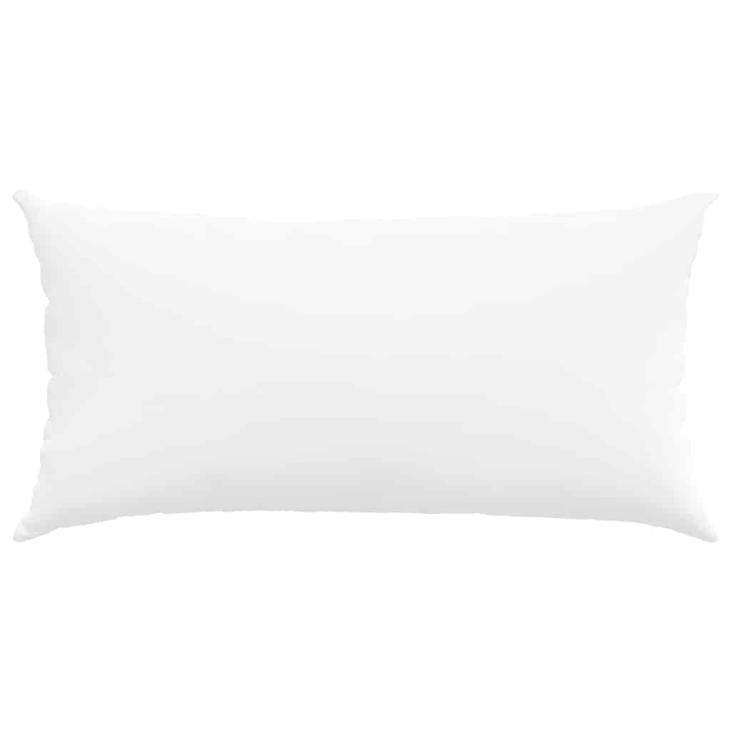 Sofa Cushions 2 pcs White 80 x 40 cm fabric